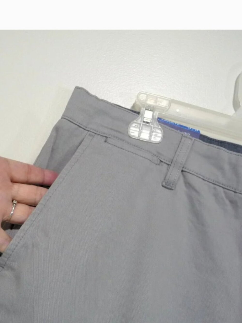 NAUTICA FLEX CLIPPER CHINO PANTS GRAY - Picture 6 of 11
